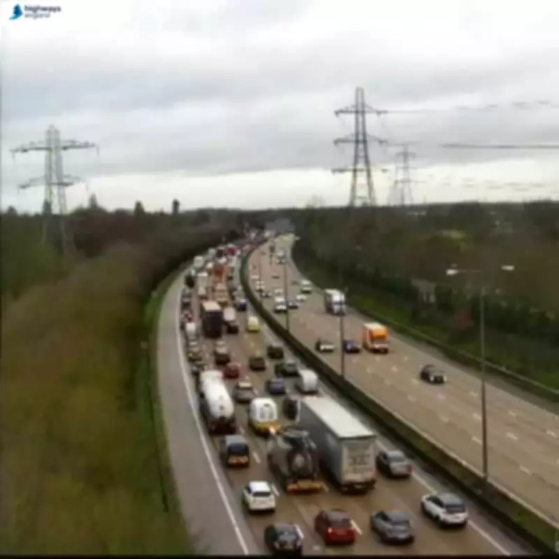 M25 Chaos: Two Crashes Cause Two-Hour Delays in Surrey Rush Hour