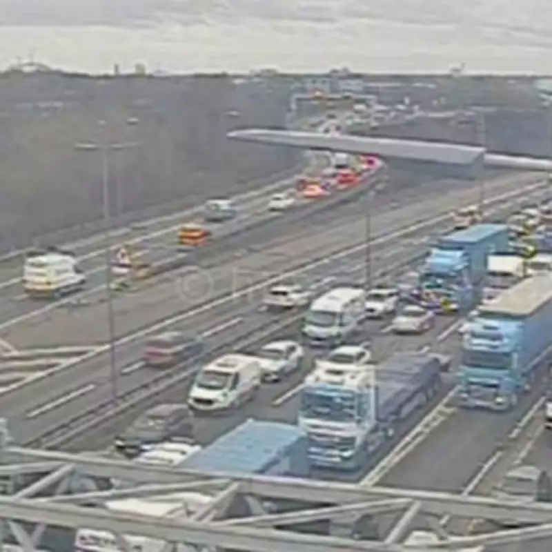 M6 Spaghetti Junction Lorry Breakdown Causes Major Traffic Chaos Near Birmingham