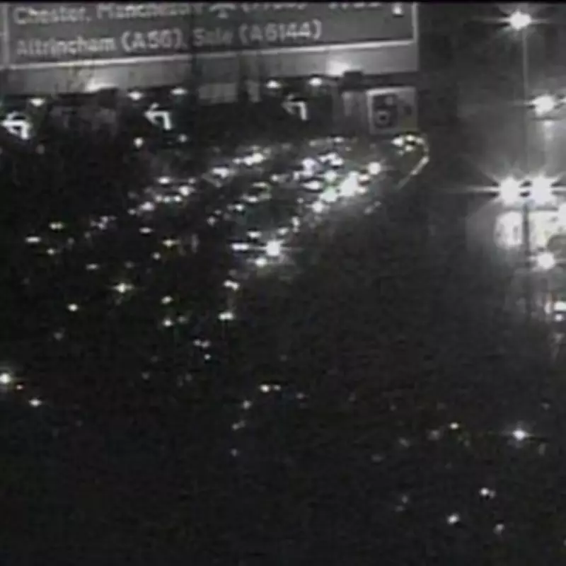 M60 Motorway Gridlocked After Serious Collision Near Trafford Centre