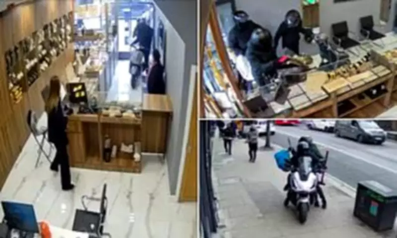 Machete-Wielding Thieves Smash Jewellers in Moped Raid as Locals Fight Back