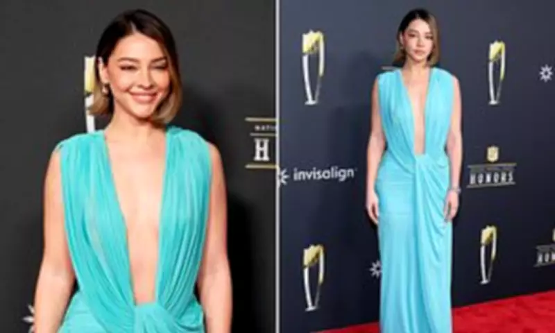Madelyn Cline Stuns at NFL Honors Amid Lukas Gage Romance Buzz