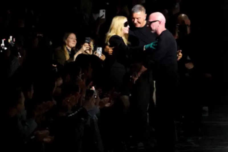 Madonna Commands Attention at Dolce & Gabbana's Milan Fashion Week Show