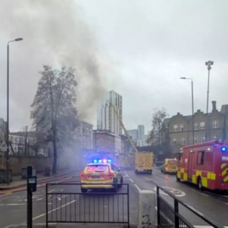 Major Battersea Blaze: 60 Firefighters Battle Huge Fire Causing Severe Traffic Chaos