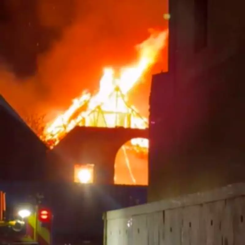 Major Church Fire in Southall: 70 Firefighters Battle Blaze