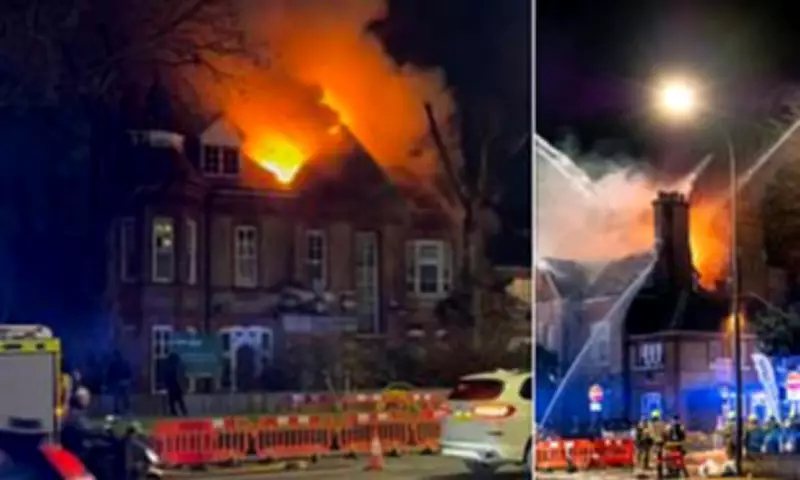 Major Fire Engulfs London Nursery in Lewisham, 60 Firefighters Battle Blaze
