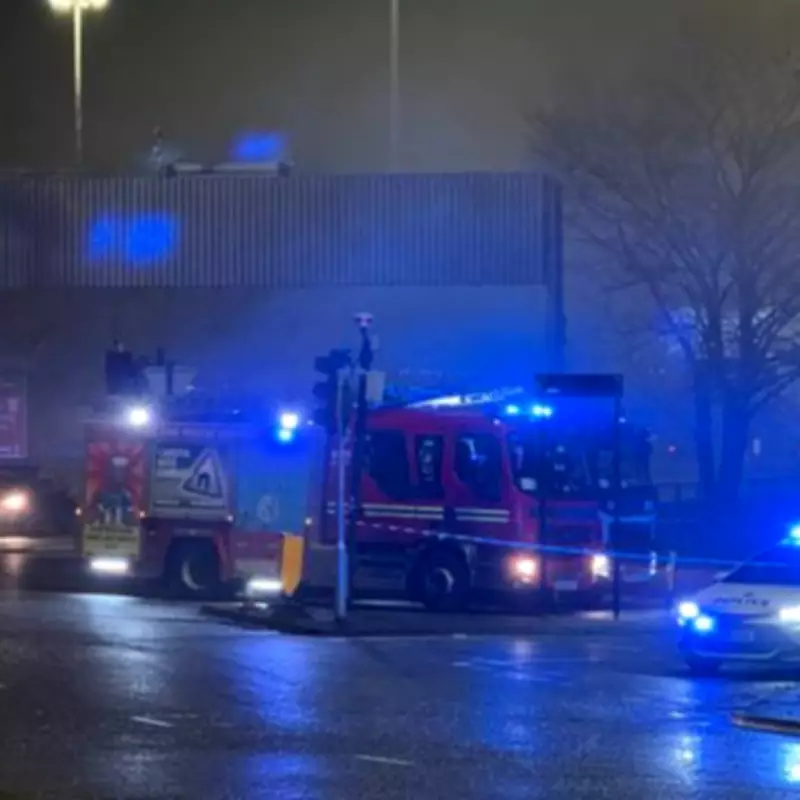 Major Warehouse Fire Engulfs Coventry City Centre Overnight