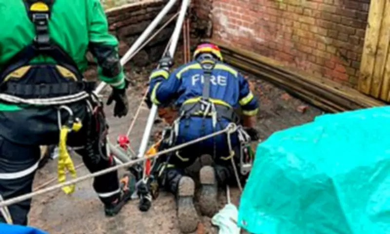 Man Rescued After 30ft Well Fall on Staffordshire High Street