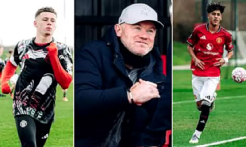 Man Utd U18s Thrash Derby 6-1 as Wayne Rooney Watches Son Kai Feature