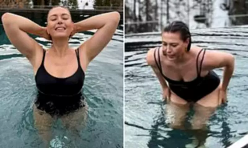 Maria Sharapova Enjoys Alpine Retreat in Italy's Dolomites with Spa Day