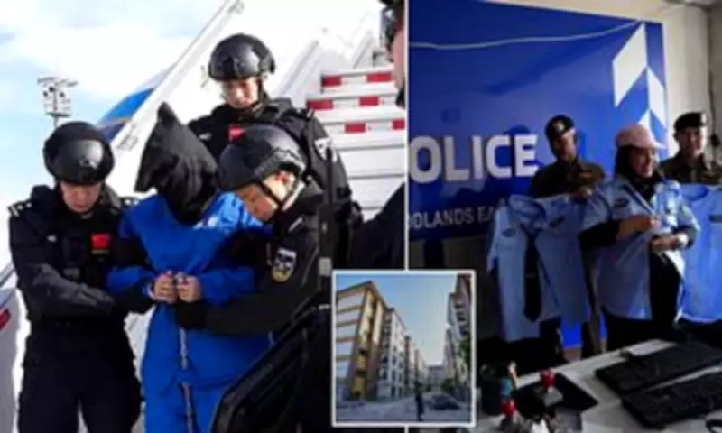 Massive Cambodian Scam Compound Exposed with Fake Police Offices