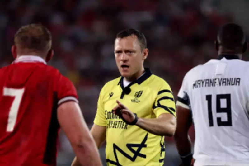 Matthew Carley to Referee Wales vs Scotland in Milestone 50th Test Match