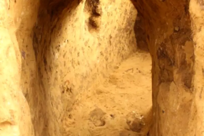 Medieval Cult Tunnel Discovered Beneath German Village During Stone Age Dig