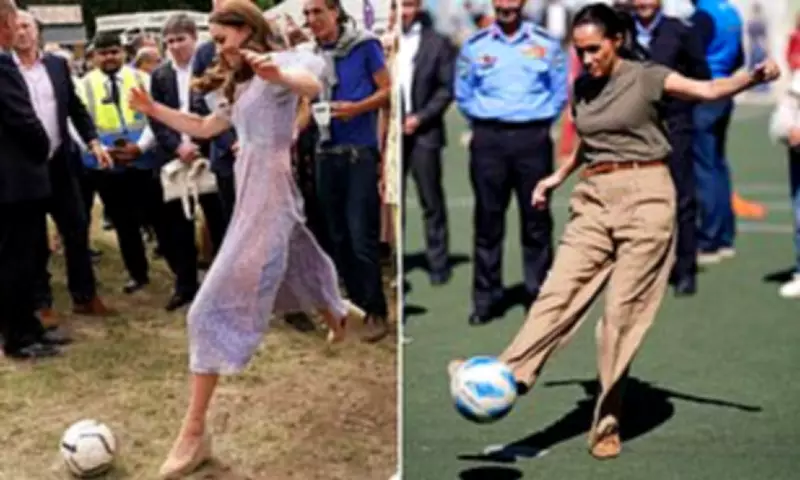 Meghan Markle Scores Football Goal in Jordan Refugee Camp Visit