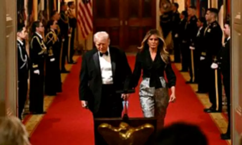 Melania and Donald Trump's Glitzy Governors' Dinner Marred by Feuds and Boycotts