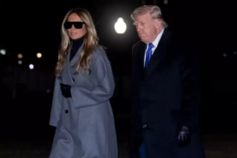 Melania Trump's Nighttime Sunglasses Spark Social Media Frenzy and Conspiracy Theories