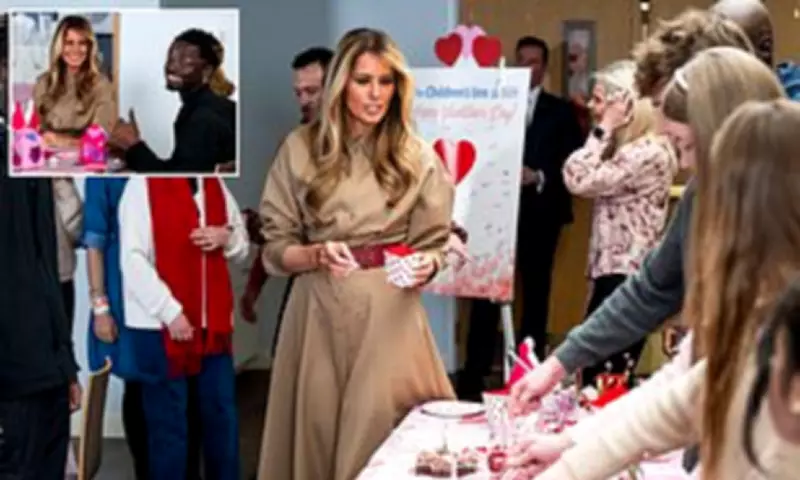 Melania Trump's Valentine's Visit: First Lady Charmed by Young Admirer at NIH Children's Inn