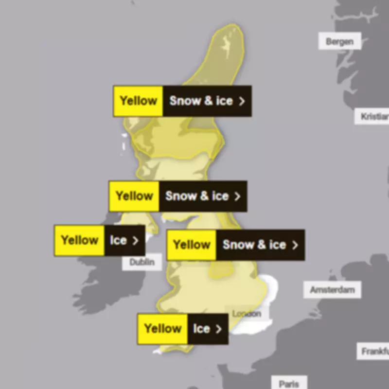 Met Office Issues Snow Warnings Covering 90% of UK, Travel Chaos Expected