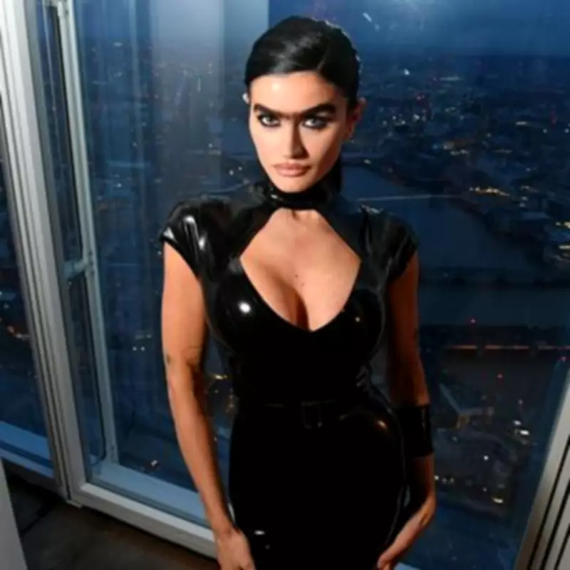 Model Sophia Hadjipanteli Defies Critics with Unibrow at London Fashion Week