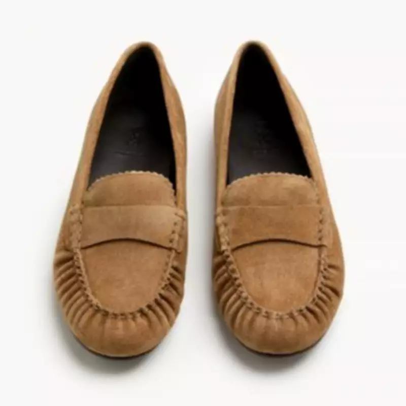 M&S Relaunches Viral Suede Loafers in New Light Tan Shade for Spring
