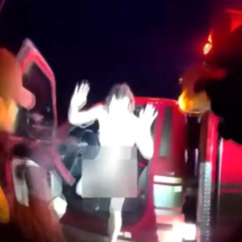 Naked Man Steals Ambulance with Dying Patient in High-Speed Police Chase