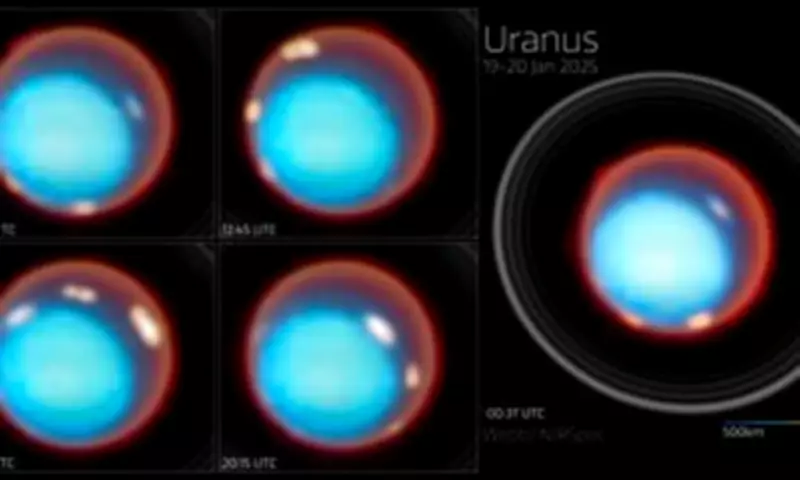 NASA's Webb Telescope Maps Uranus's Atmosphere in 3D, Revealing Auroral Secrets