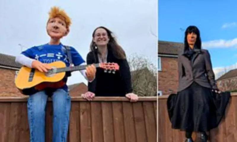 Neighbours Slam Crafter's 'Nightmarish' Celebrity Statues on Garden Fence