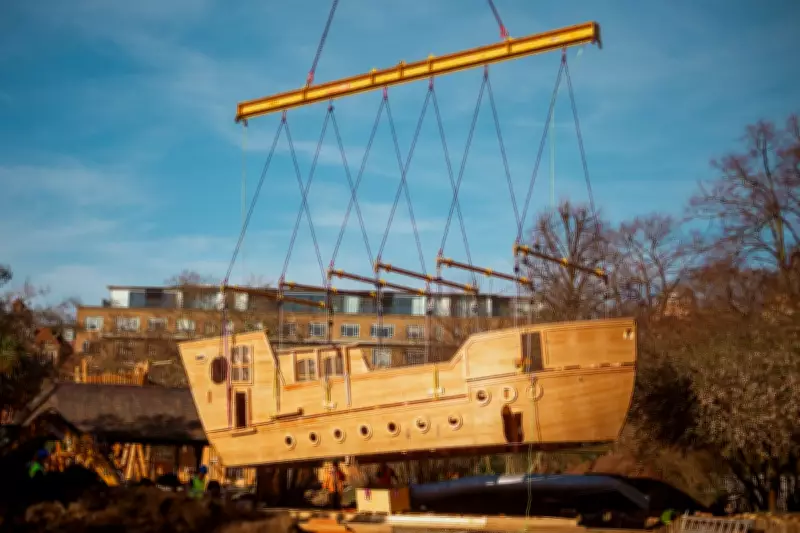New Galleon Installed in £3M Diana Memorial Playground Revamp