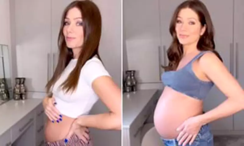 Nikki Sanderson Flaunts Baby Bump at 28 Weeks in Reflective Instagram Post