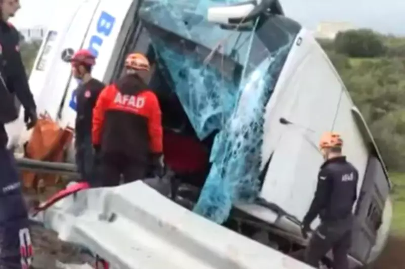 Nine Dead in Turkish Bus Crash as Wet Conditions and Speeding Blamed