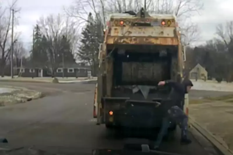 Ohio Sanitation Worker Discovers Fugitive Hiding in Trash Can