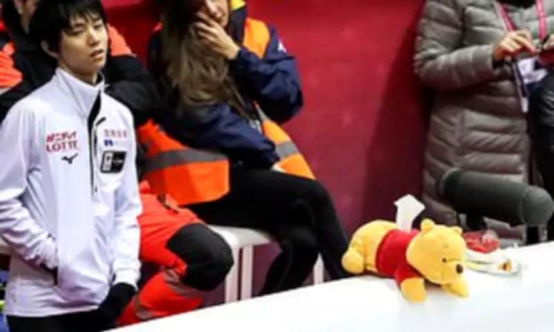 Olympic Figure Skaters' Stuffed Toys Hide Practical Tissue Box Secret