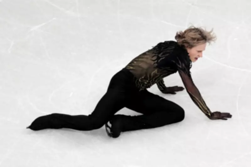Olympic Ice Nightmares: Stunning Photos of Falls and Hard Landings
