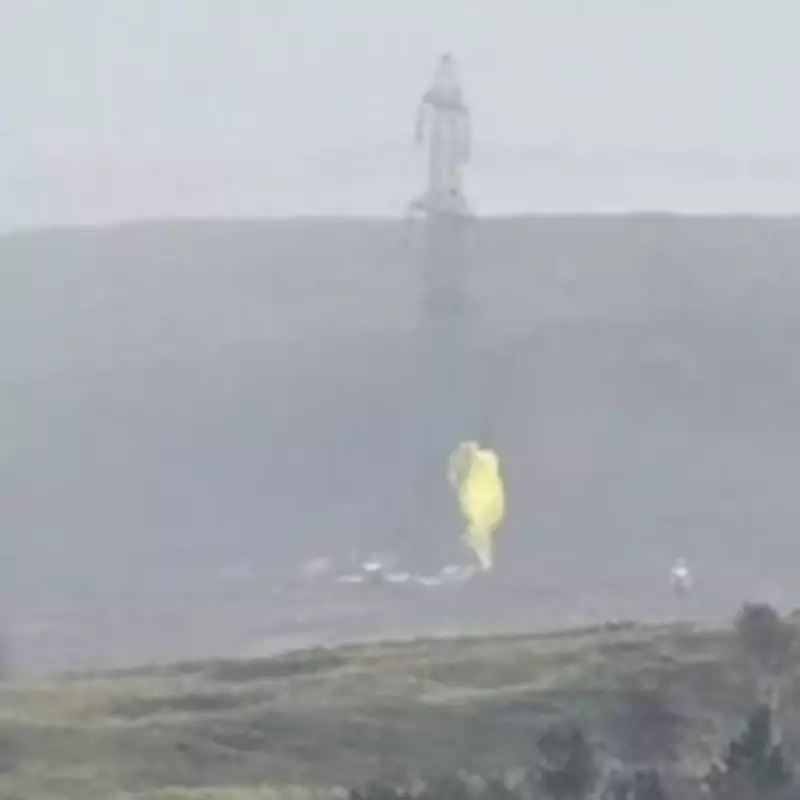 Parachute Deployed as Light Aircraft Crashes Near Littleborough