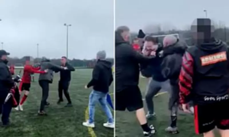 Parents Brawl at Children's Football Match, Children Forced to Intervene