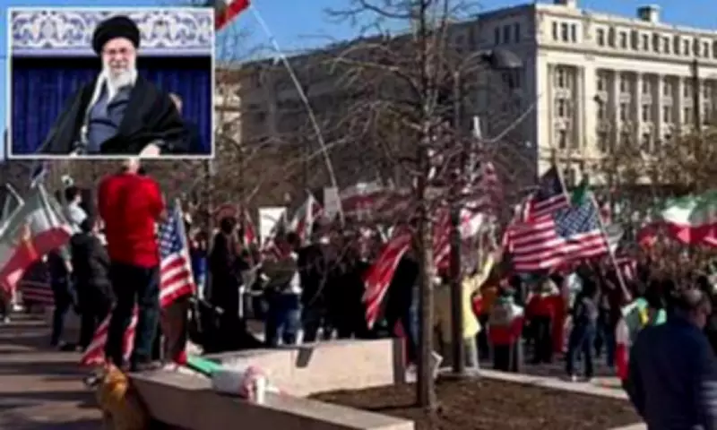 Persian Expatriates Celebrate at White House After Trump Confirms Khamenei's Death