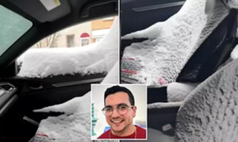 Philadelphia Man's Car Filled with Snow After Key Fob Mishap During Blizzard