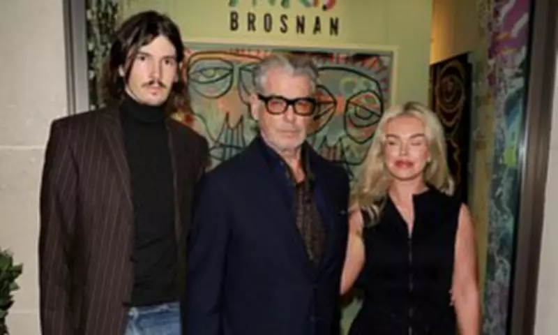 Pierce Brosnan's Family Unites for Son Paris' London Art Exhibition Debut