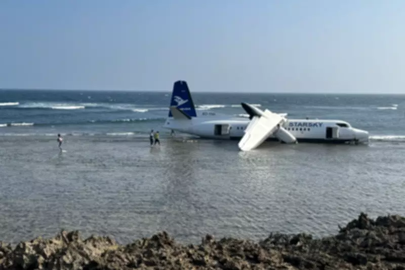 Pilot Hailed for Calm Response as Plane with 55 On Board Crash-Lands in Somalia