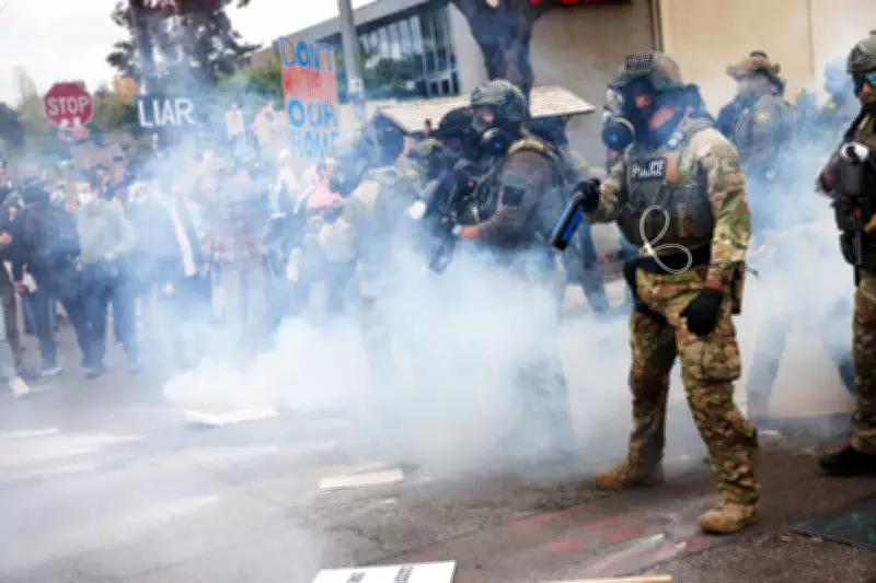 Portland Apartment Complex Sues ICE Over Tear Gas Exposure Forcing Residents to Wear Masks
