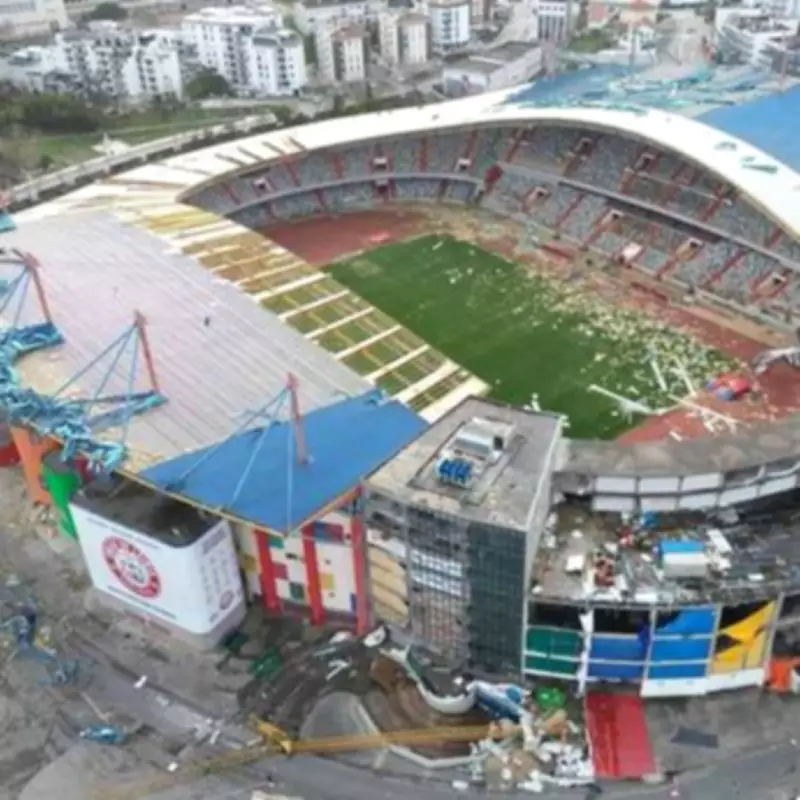 Portuguese Football Stadium Devastated by Relentless Storm Trio