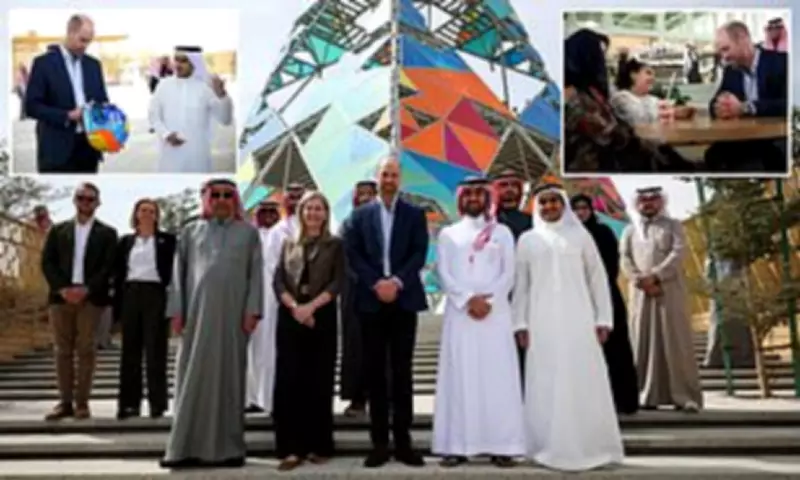 Prince William Tours Saudi Green Project Amid Epstein Scandal Shadow
