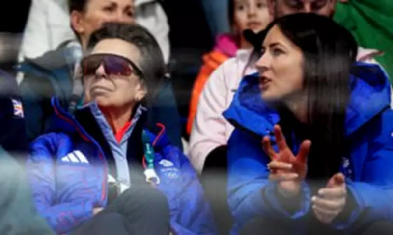 Princess Anne's Olympic Style and Sporting Support at Winter Games