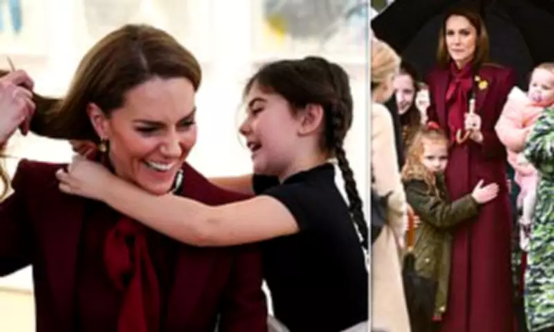 Princess of Wales Embraced by Young Fans During Heartwarming Welsh Visit