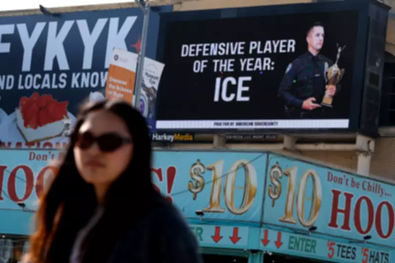 Pro-ICE Billboard Sparks Controversy Ahead of Super Bowl LX in San Francisco