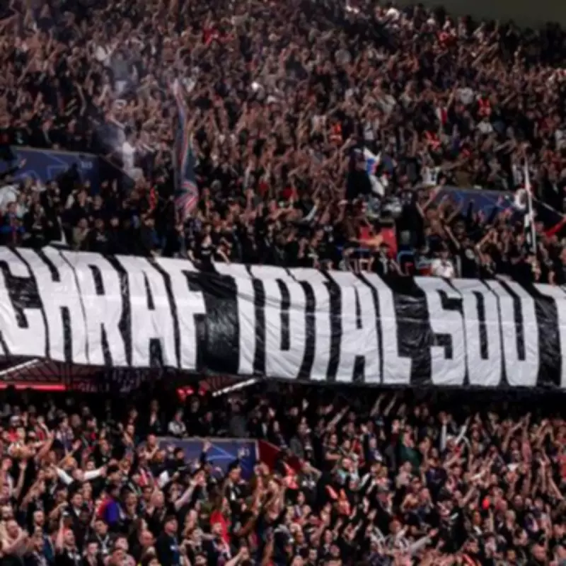 PSG Fans Display Banner for Hakimi as Rape Trial Looms