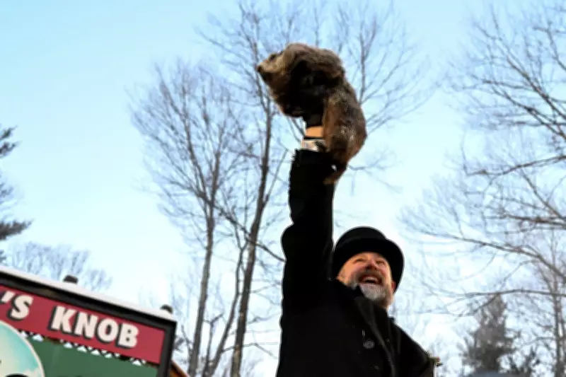 Punxsutawney Phil Predicts Six More Weeks of Winter in Annual Groundhog Day Ritual