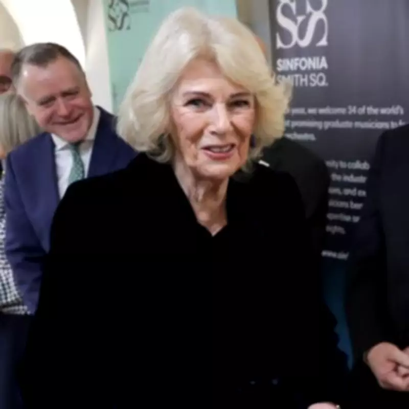 Queen Camilla Attends London Concert Hours After Andrew's Arrest