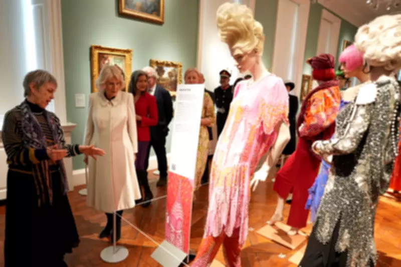 Queen Camilla Reveals Family Wedding Dress Link at Zandra Rhodes Exhibition
