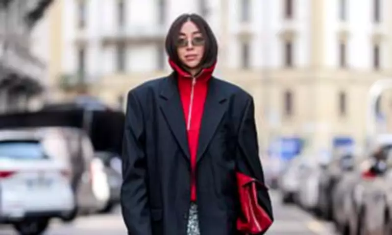 Red Knitwear Dominates Copenhagen Fashion Week Street Style