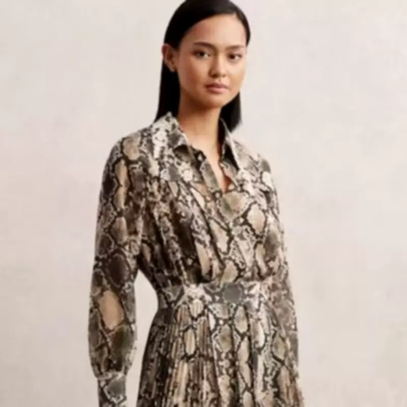 Reiss Slashes £150 Off Kate Middleton-Approved Snake Print Midi Dress